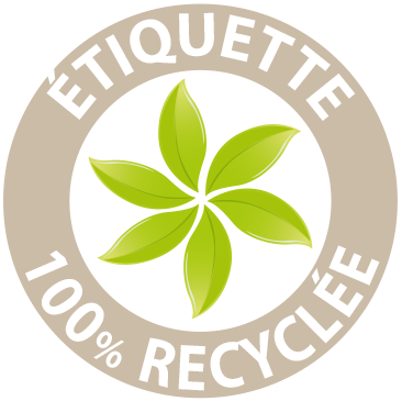 Etiquettes 100% recyclés. On en parle dans la presse !